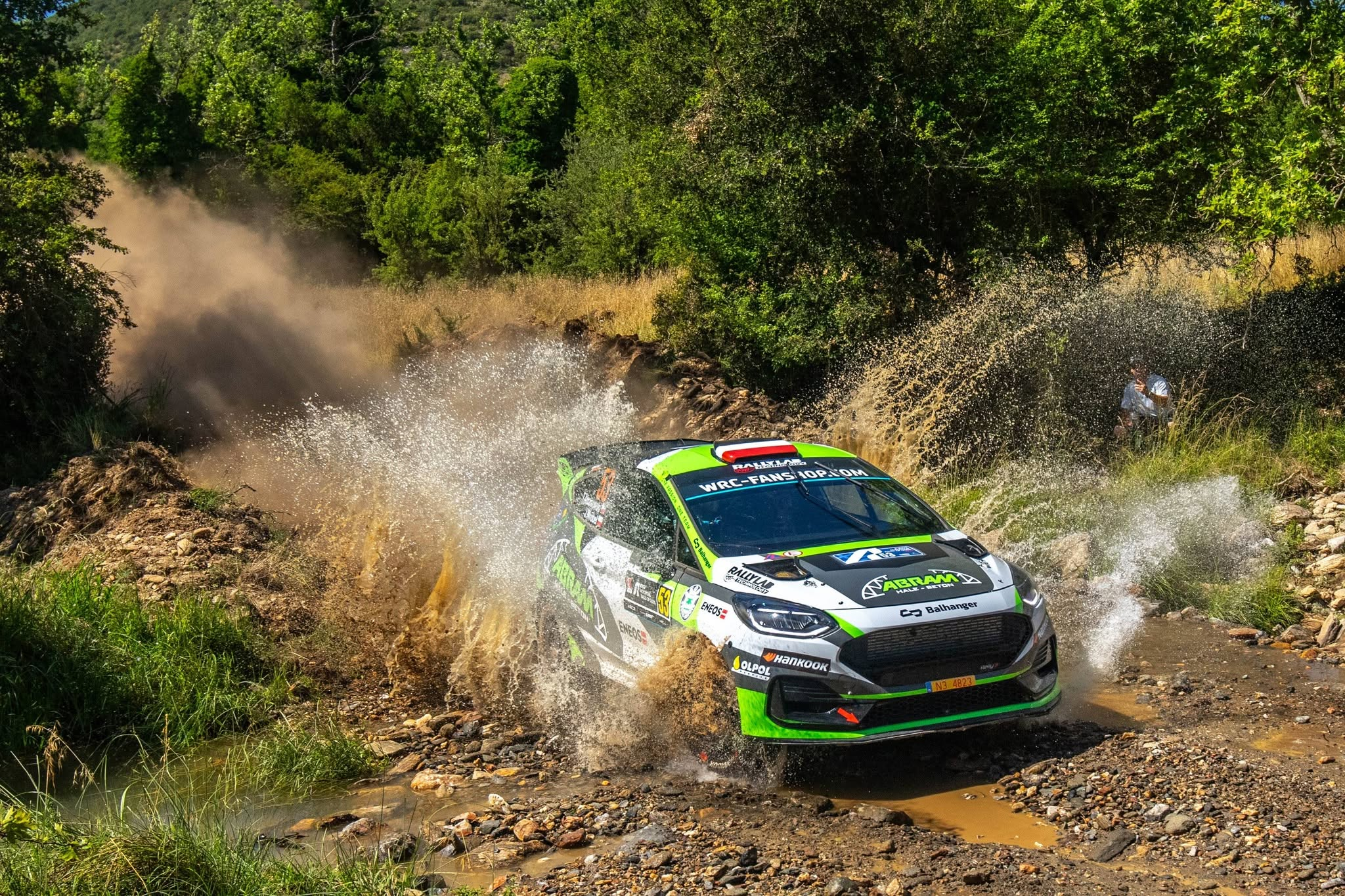 ABRAM Racing Sits P2 in WRC3 at Acropolis Rally