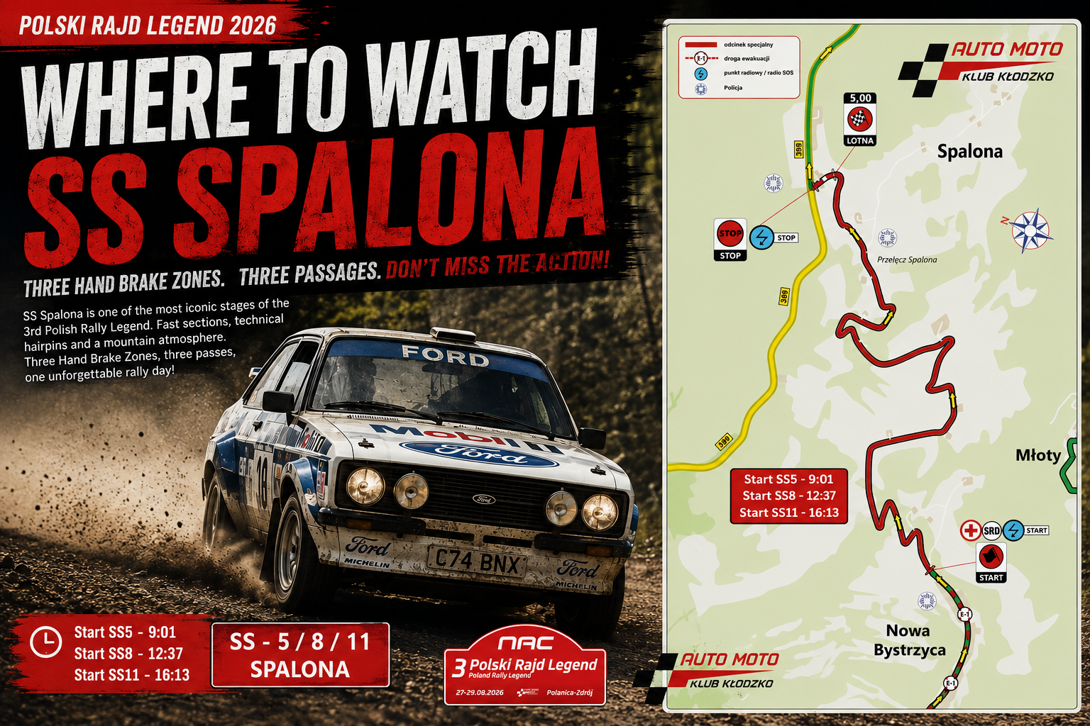 OS Spalona 2026: Where to Watch Polski Rajd Legend