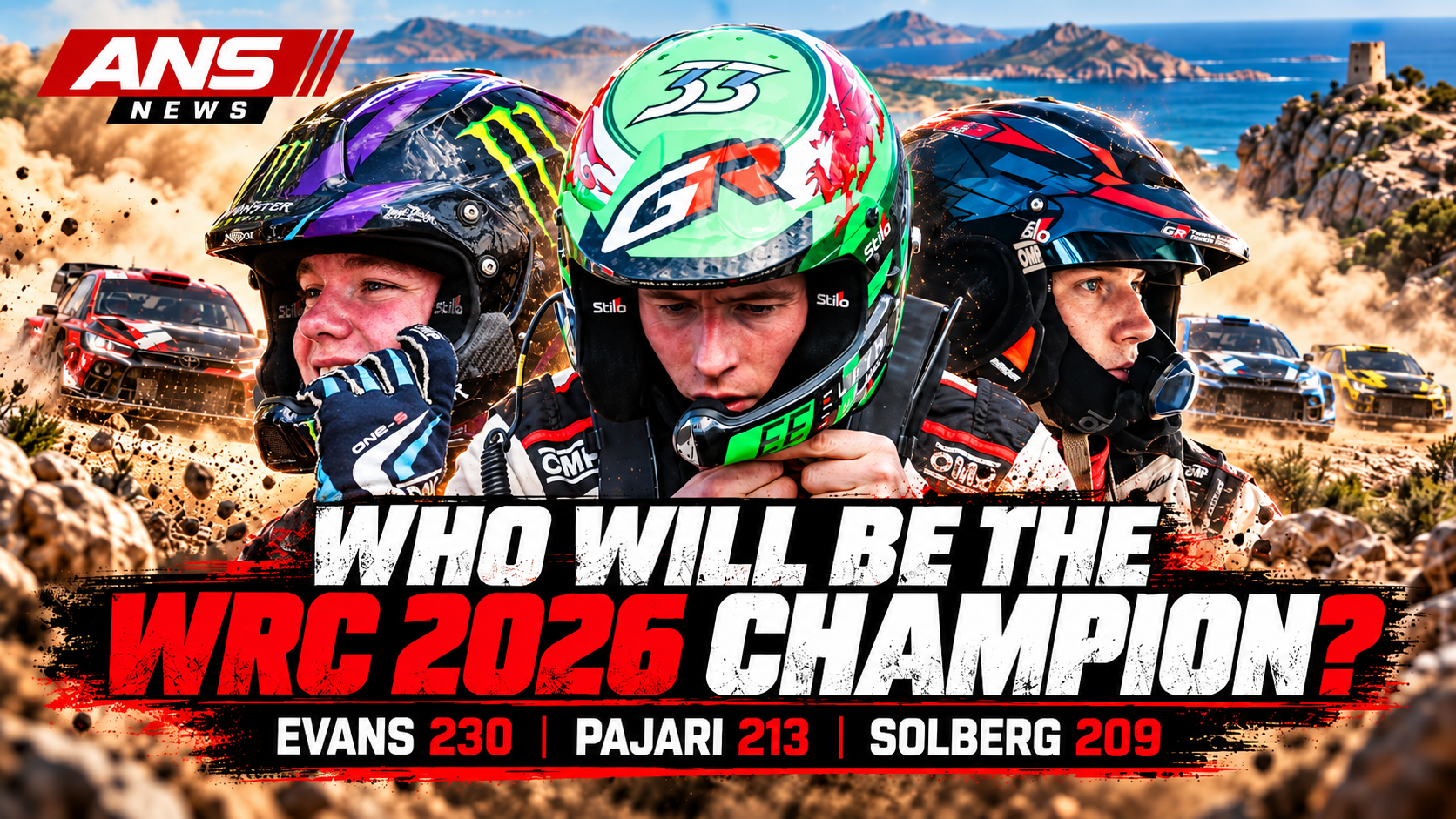 WRC 2026: Sardynia zdecyduje o mistrzu świata